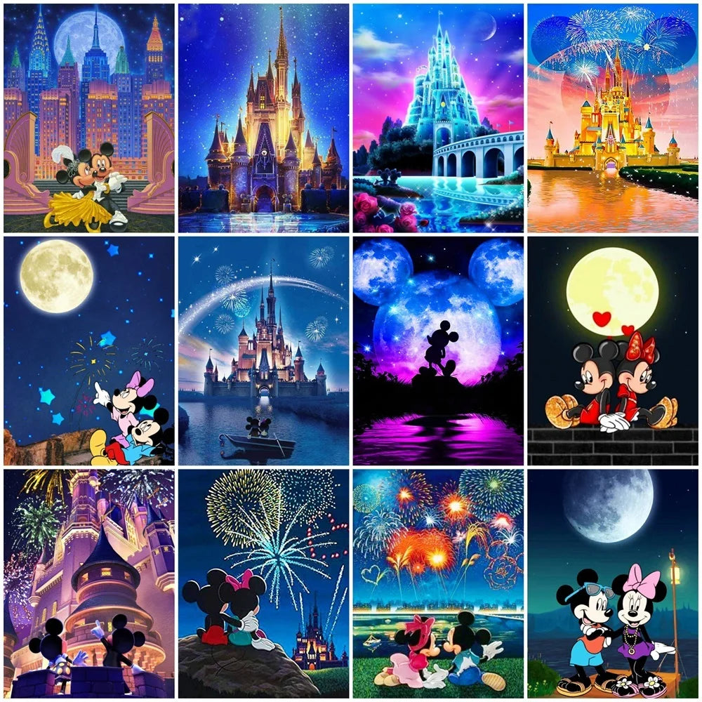 Disney Coloring By Number Cartoon Painting Hobbies New 2024 Children's Room Decor™