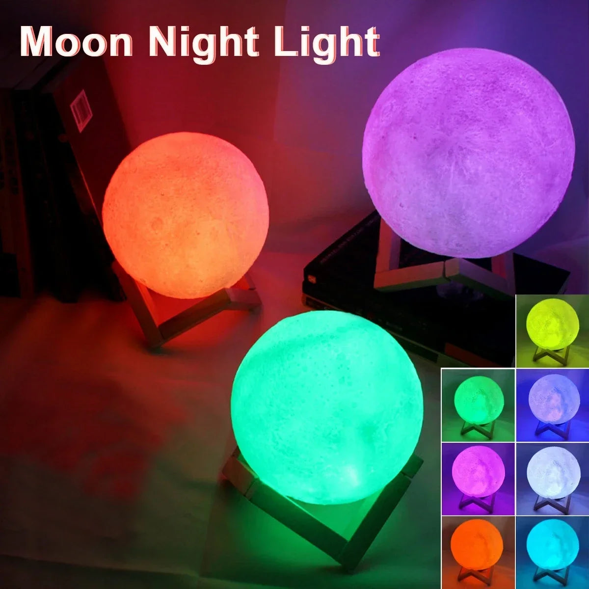 Moon Lamp LED  Bedroom Decor Night Lights Kids™